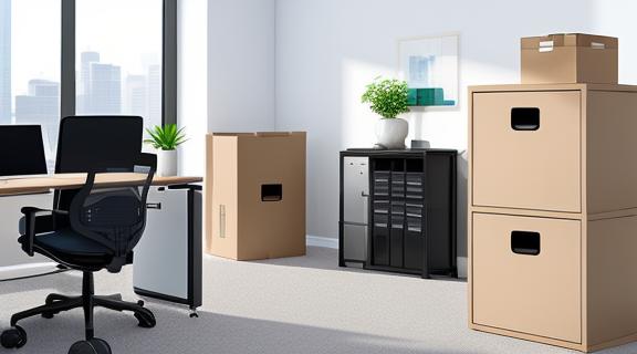 Профессиональная упаковка офисной мебели для безопасного переезда